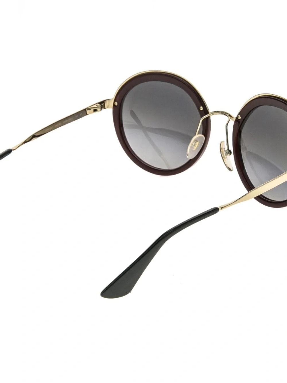 Prada - Prada Cinéma - Black Round Sunglasses